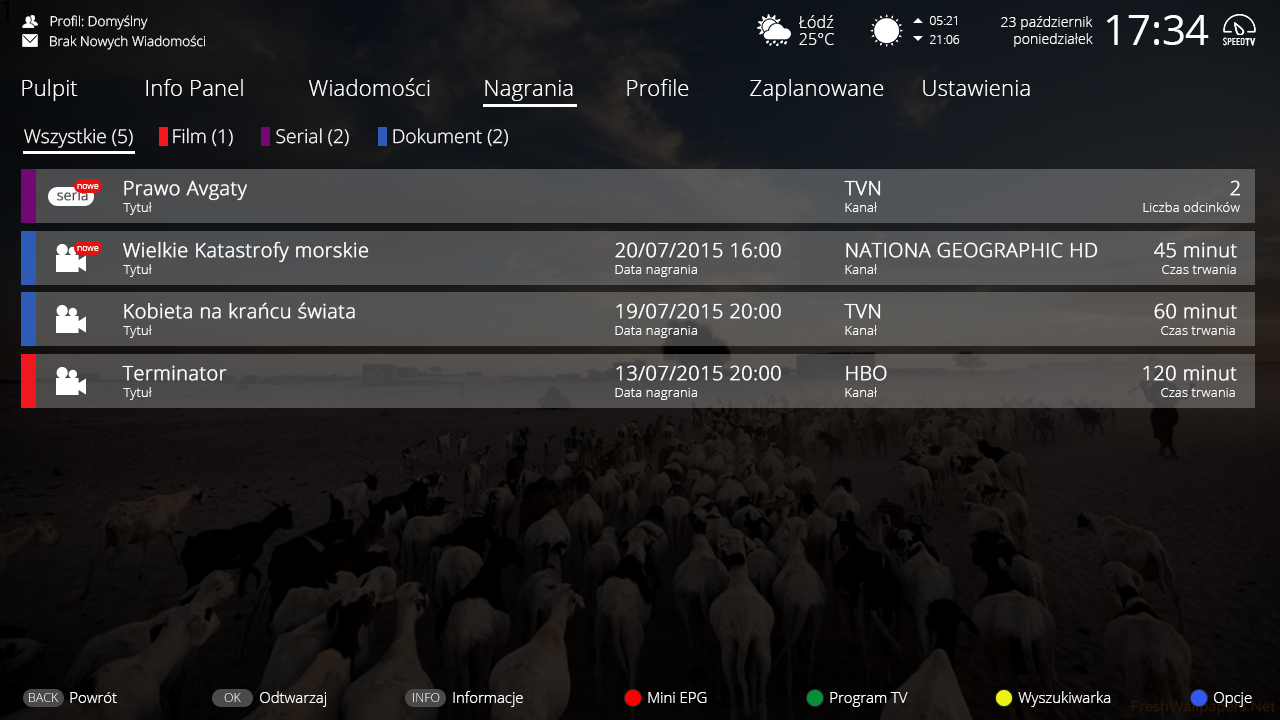 Menu_nagrania