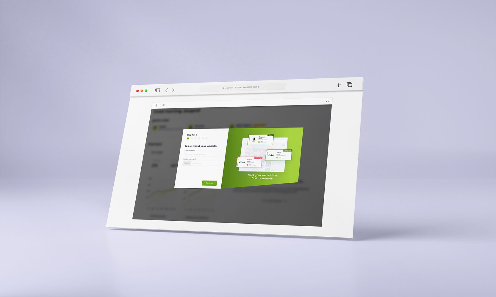 Dashboard design for Dealfront